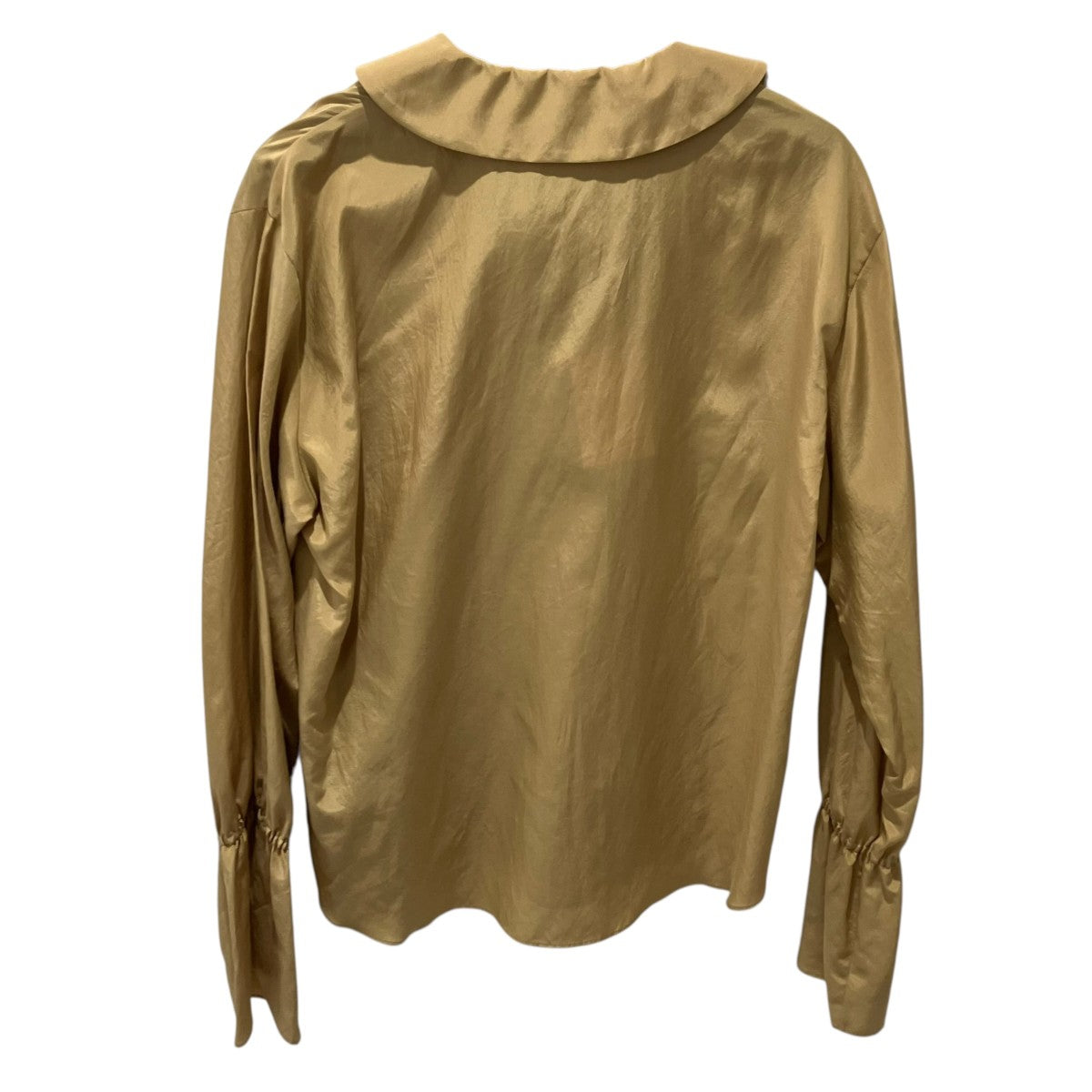6(ROKU) BEAUTY＆YOUTH COTTON SILK GATHER SLEEVE BLOUSE長袖ブラウス8611-242-0193-2330 古着・中古-2枚目のアイテム画像