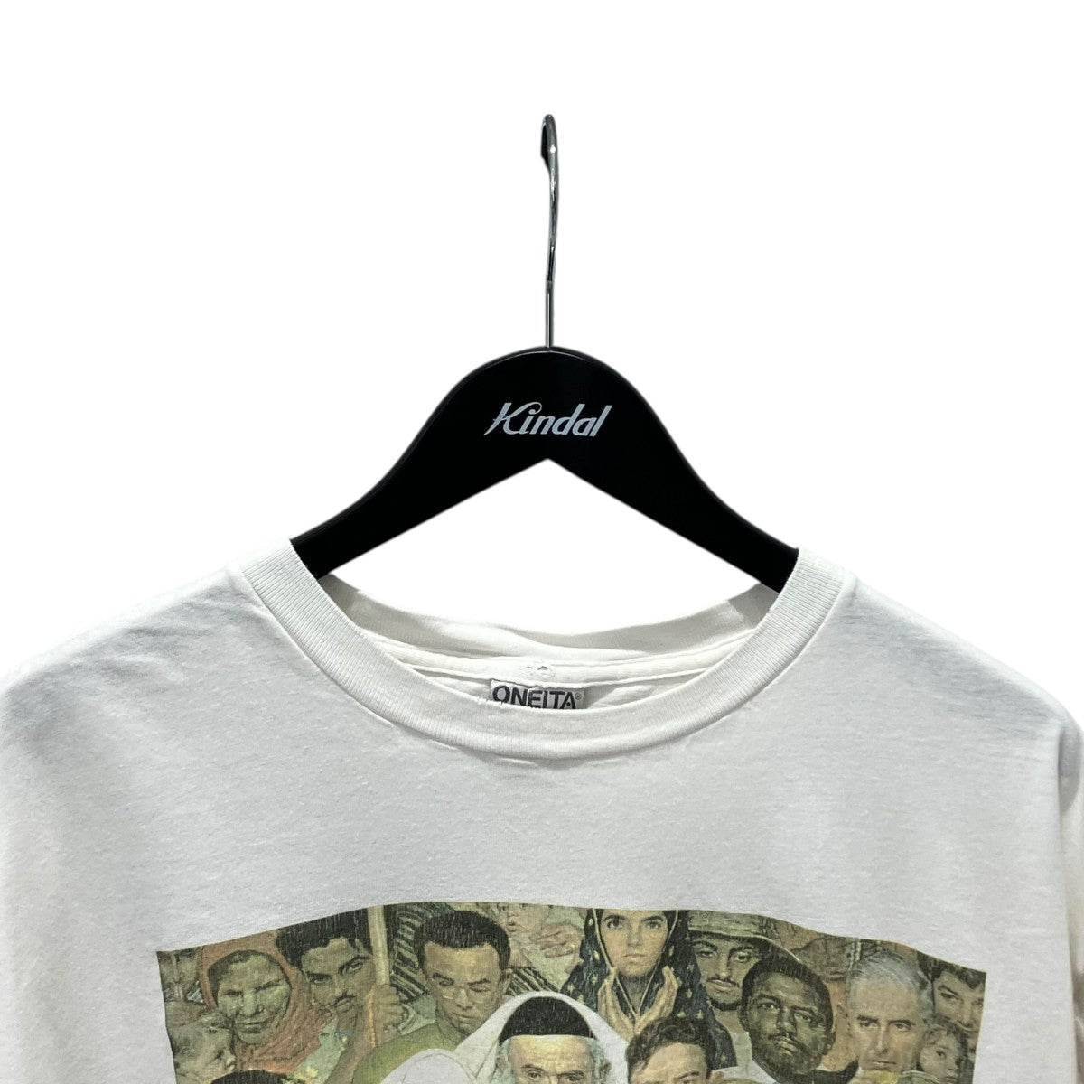 VINTAGE 00sNORMAN ROCKWELL 黄金律ART TEE 古着・中古-3枚目のアイテム画像