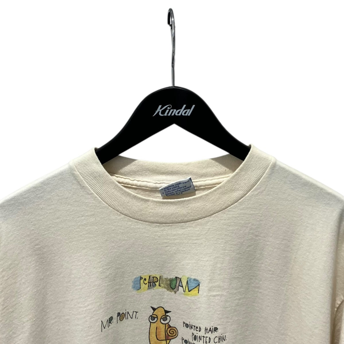 VINTAGE 95sPearl Jam Mr． Point Tour S S T-Shirts 古着・中古-3枚目のアイテム画像