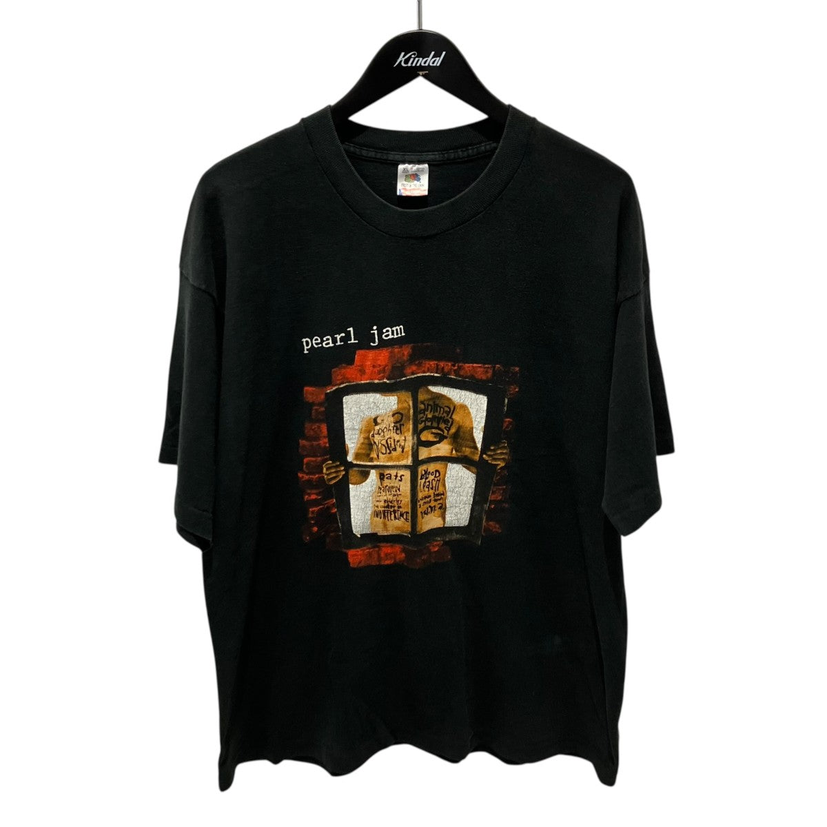 VINTAGE 90sPEARL JAM WINDOW PAIN T-SHIRTTシャツ 古着・中古-1枚目のアイテム画像