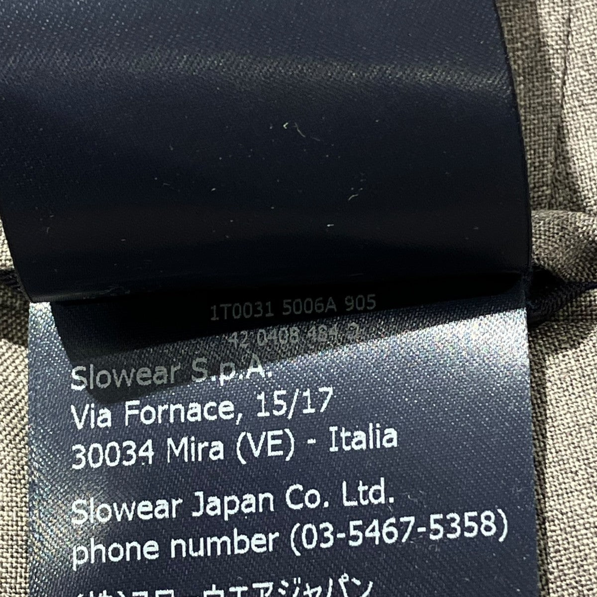 INCOTEX SLIM FITスラックス1T0031-5006A 古着・中古-8枚目のアイテム画像