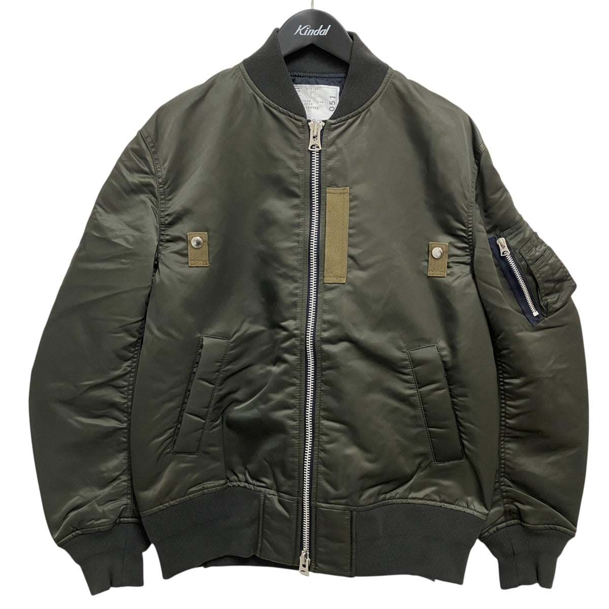 sacai Nylon Twill BlousonMA-1ジャケットSCM-051 古着・中古-1枚目のアイテム画像