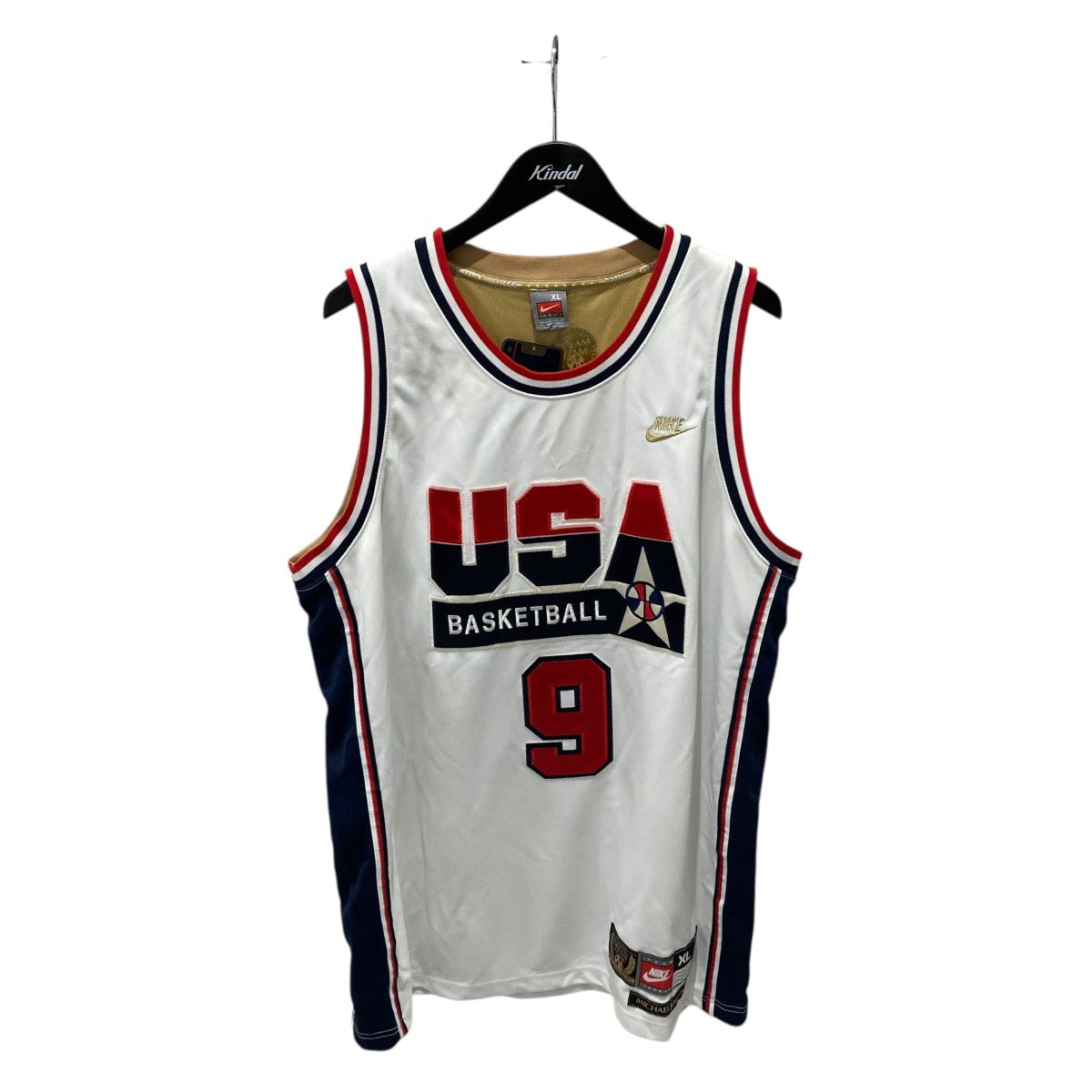 NIKE michael jordan ドリームチームジャージノースリーブTシャツmstr08143 古着・中古-1枚目のアイテム画像
