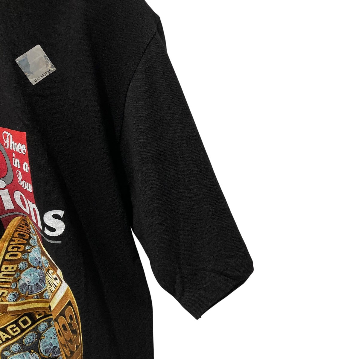 USED 90s シカゴブルズ3連覇記念プリント半袖Tシャツ 古着・中古-4枚目のアイテム画像