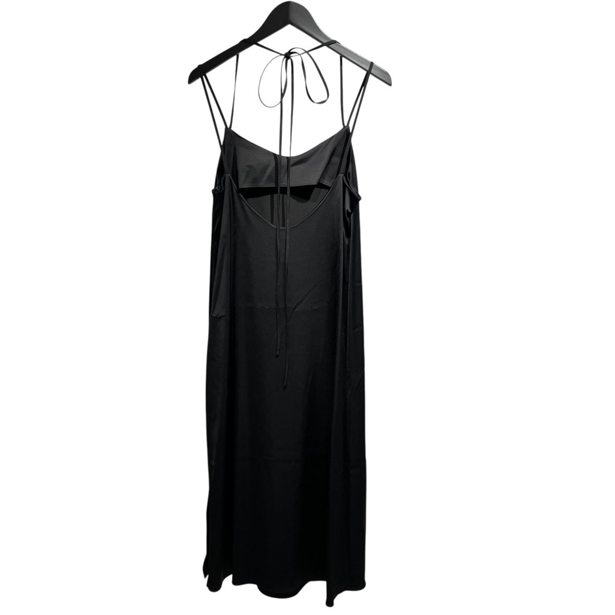 LE CIEL BLEU 21SSVis Wool Satin Slip Dressノースリーブ・キャミソールワンピース23s65307 古着・中古-2枚目のアイテム画像