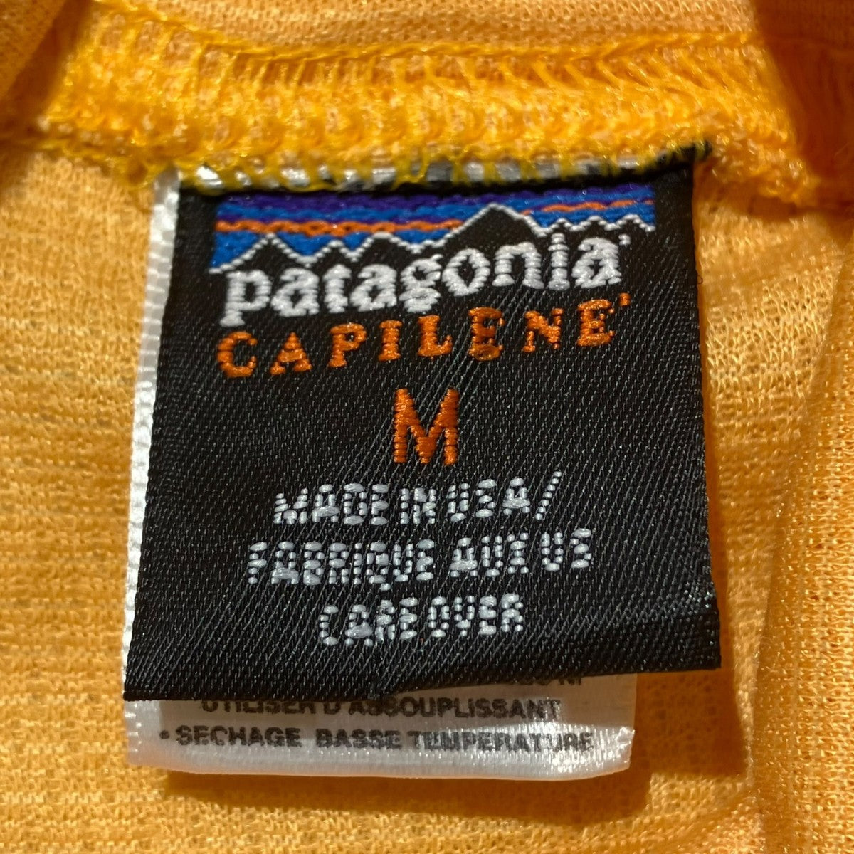 Patagonia 90sUSA製 CAPILENEモックネックカットソー44325 古着・中古-5枚目のアイテム画像