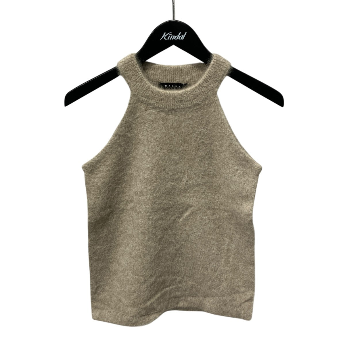 KARRY 25AWfox cashmere american sleeve knitノースリーブニット 古着・中古-1枚目のアイテム画像