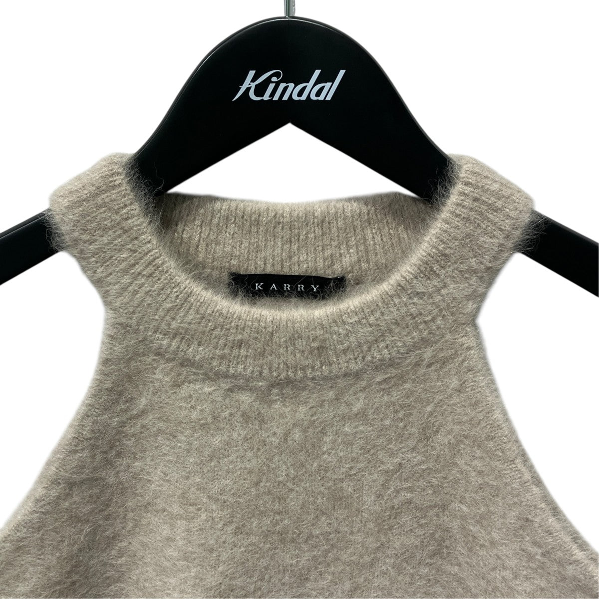 KARRY 25AWfox cashmere american sleeve knitノースリーブニット 古着・中古-3枚目のアイテム画像