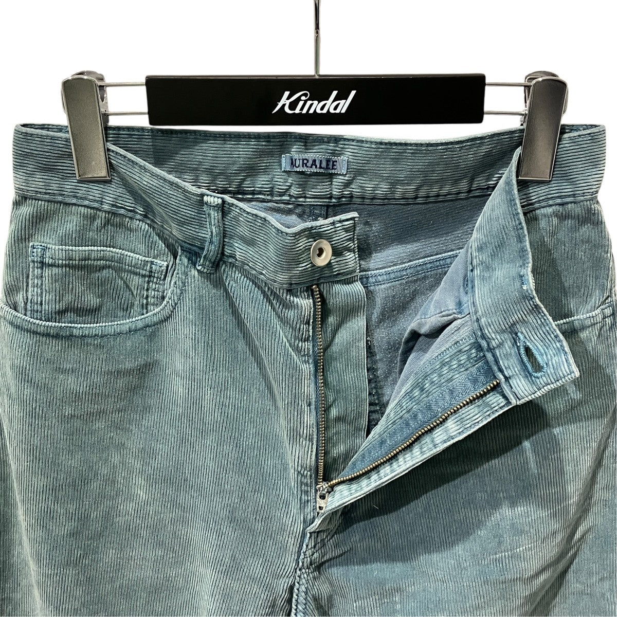AURALEE EX GARMENT-DYED FINX CORDUROY 5P WIDE PANTSコーデュロイパンツA26SP04HN 古着・中古-3枚目のアイテム画像