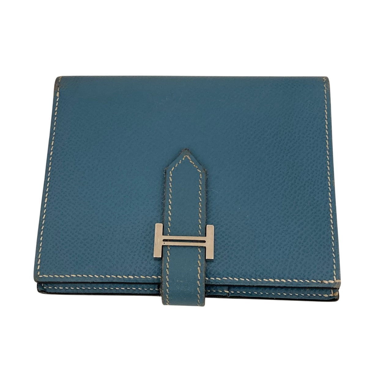 HERMES ベアンコンパクト ヴォーエプソン2つ折り財布 古着・中古-1枚目のアイテム画像
