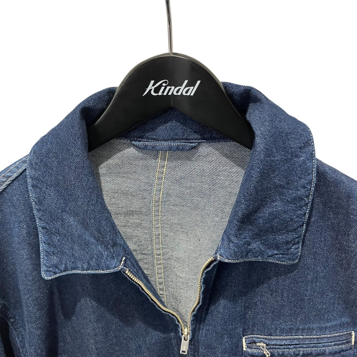 Light oz Denim ZIP Work Jacketジップアップジャケットbroots24f5