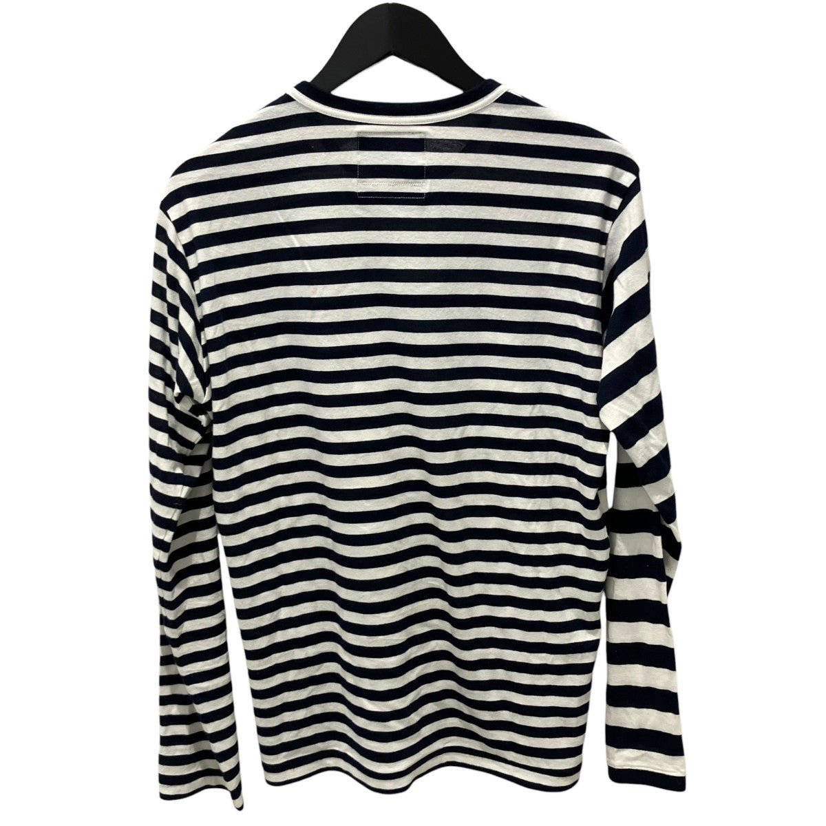 REGULATION yohji yamamoto pour homme 14AWボーダー切り替えデザインTシャツ長袖カットソーHF-T57-080 古着・中古-2枚目のアイテム画像