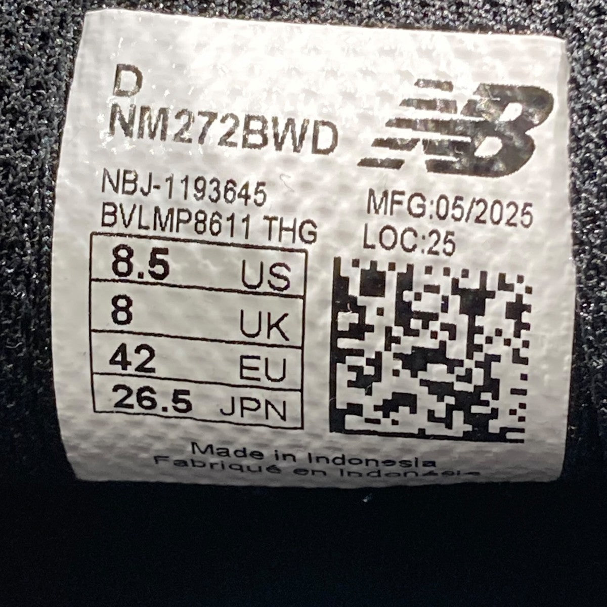 NEW BALANCE NUMERICスニーカーnm272bed 古着・中古-9枚目のアイテム画像