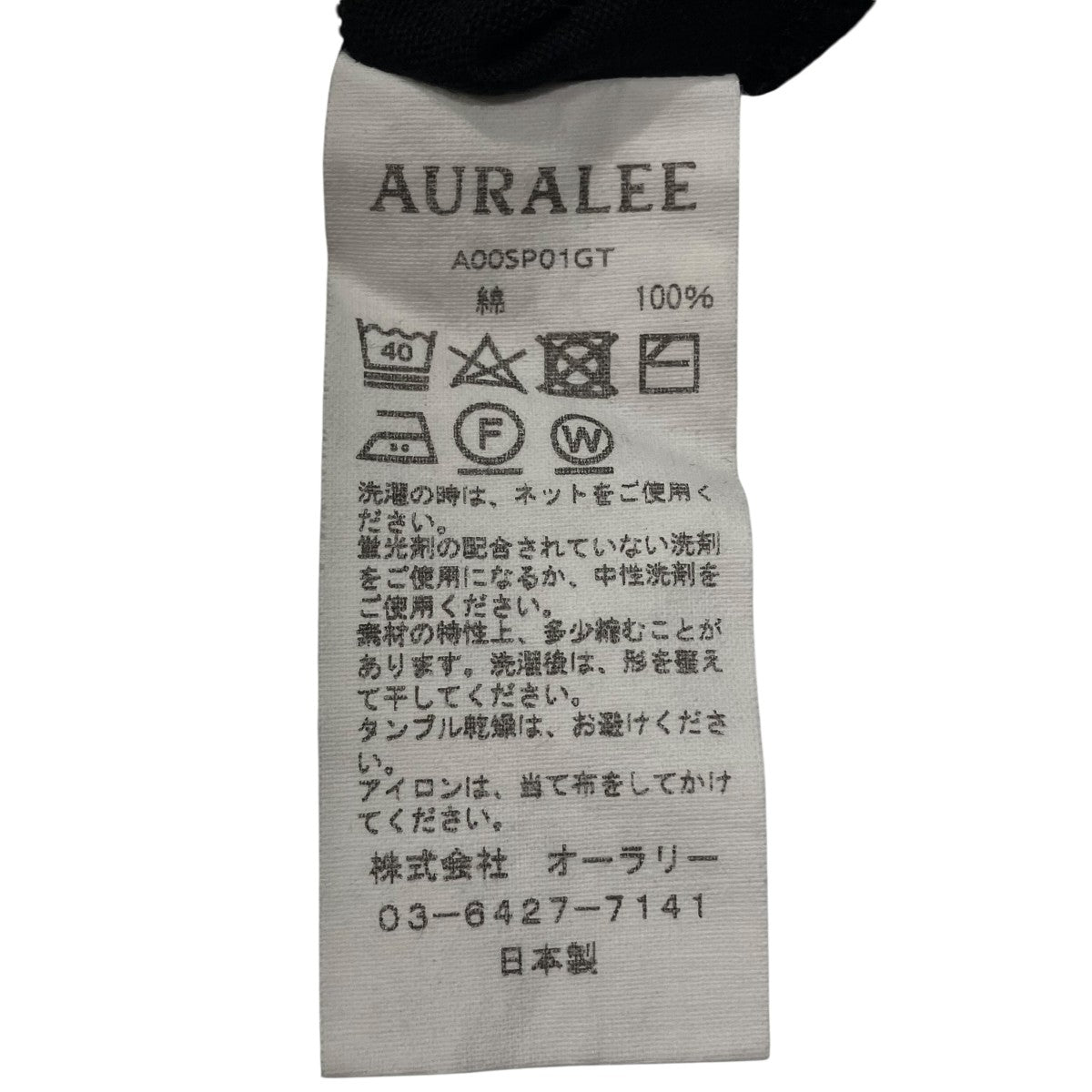 LUSTER PLAITING LS TEE長袖TシャツA00SP01GT