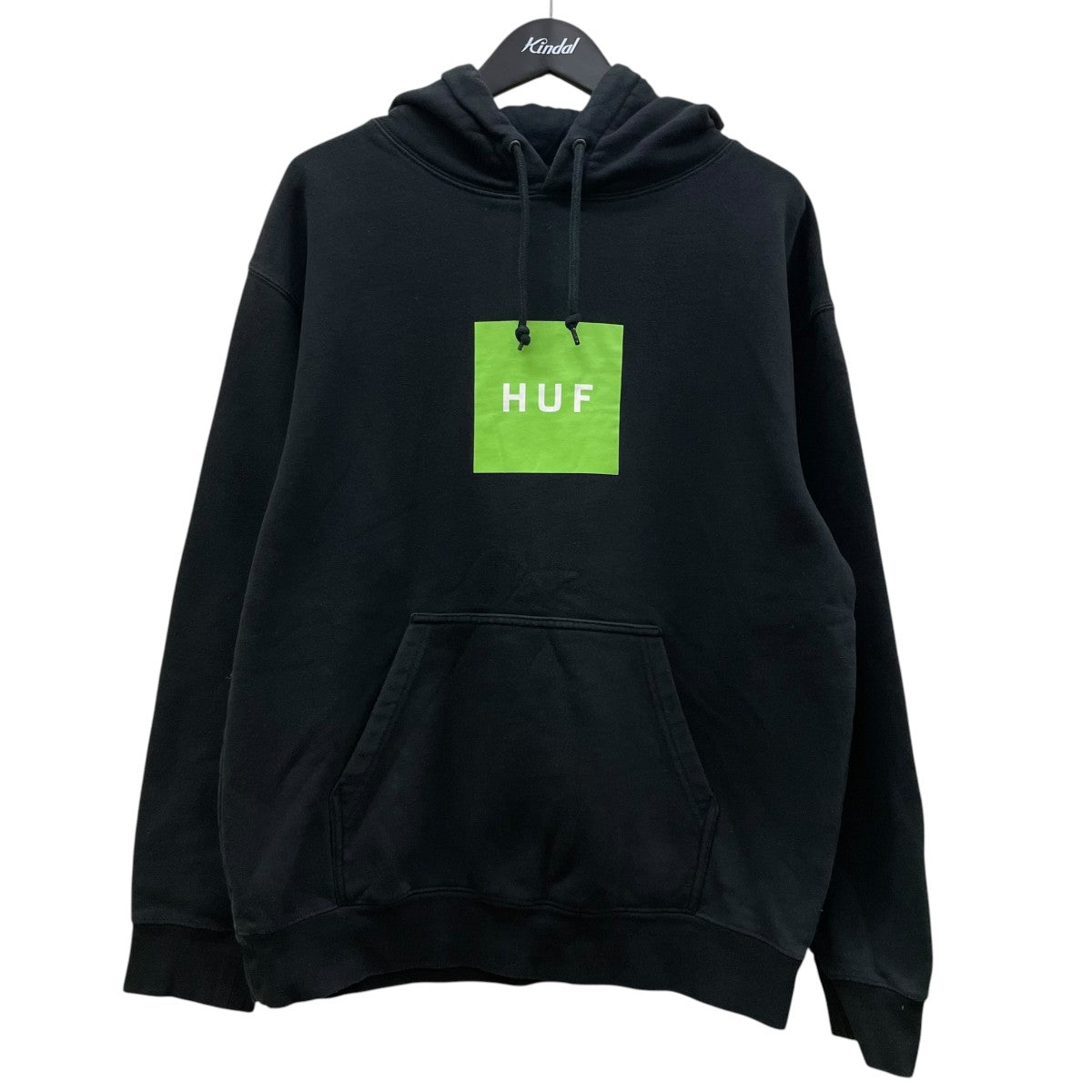 HUF ESSENTIALS BOX LOGO P／O HOODIE エッセンシャルズ ボックスロゴ プルオーバー フーディスウェットパーカーPF00465 古着・中古-1枚目のアイテム画像