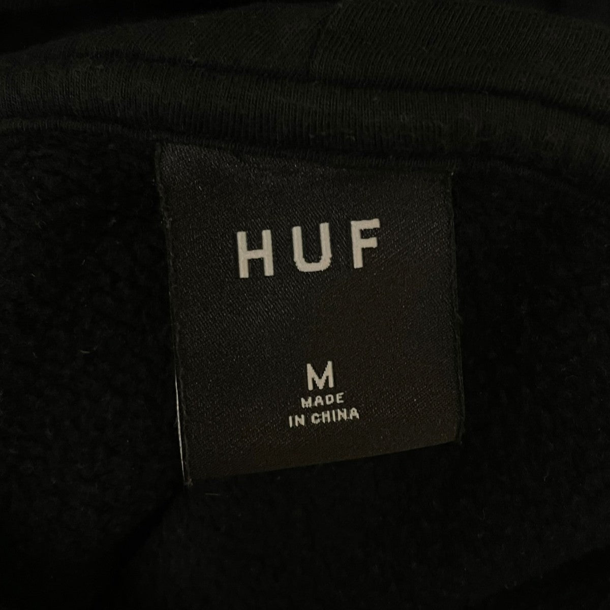 HUF ESSENTIALS BOX LOGO P／O HOODIE エッセンシャルズ ボックスロゴ プルオーバー フーディスウェットパーカーPF00465 古着・中古-5枚目のアイテム画像