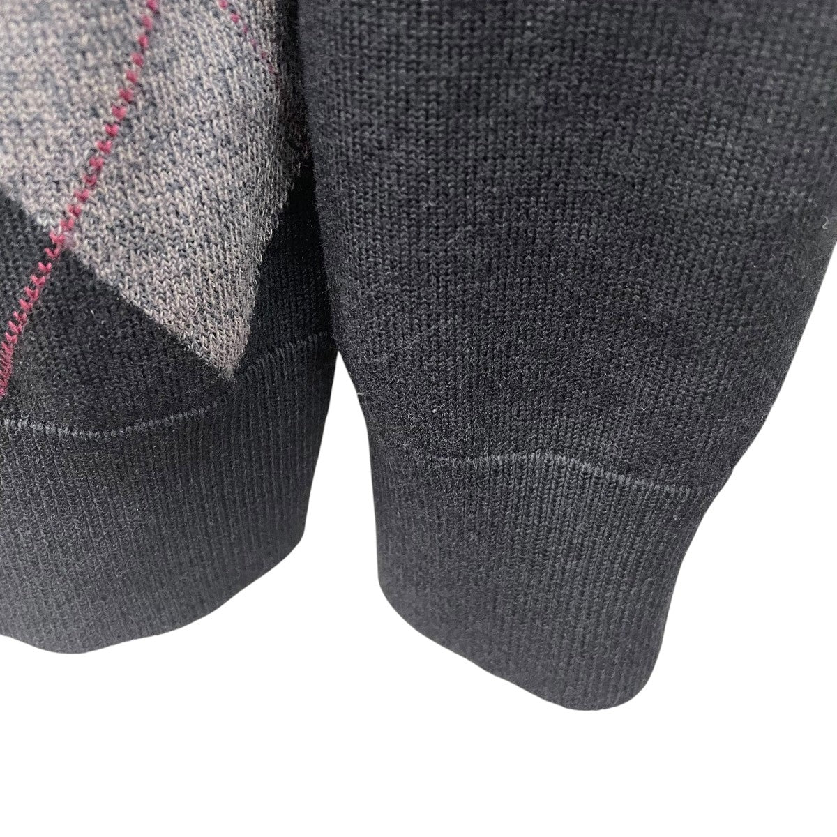 FRED PERRY アーガイルカーディガンK1328 古着・中古-4枚目のアイテム画像