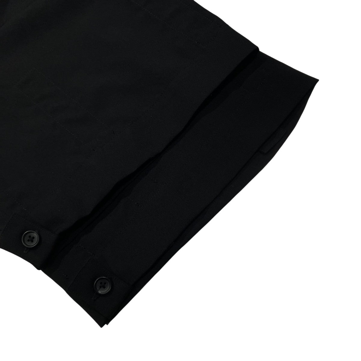 YOHJI YAMAMOTO WOOL GABARDINE TAB DETAIL WIDE PANTSワイドパンツHP-P28-100 古着・中古-4枚目のアイテム画像