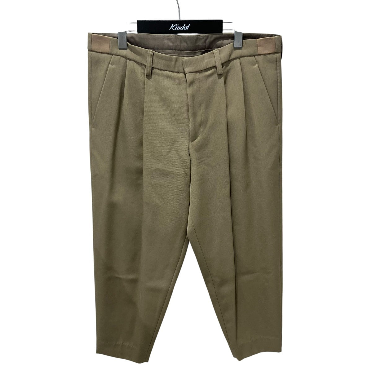 kolor／BEACON Wool クロップドタックパンツ21WCM-P14103 古着・中古-1枚目のアイテム画像