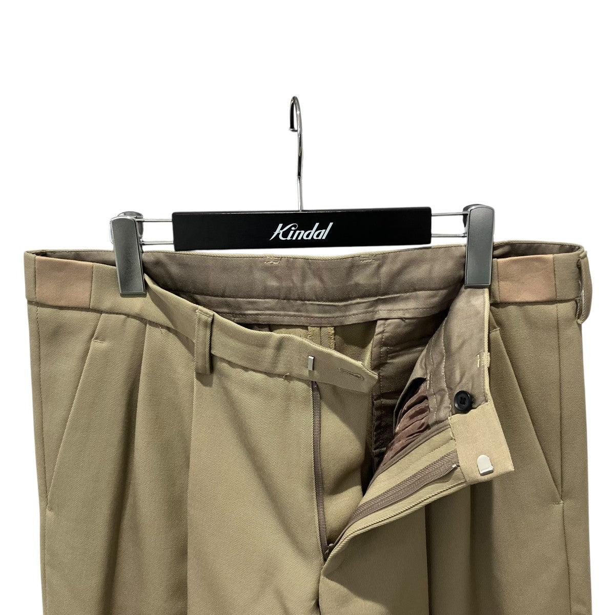 kolor／BEACON Wool クロップドタックパンツ21WCM-P14103 古着・中古-3枚目のアイテム画像