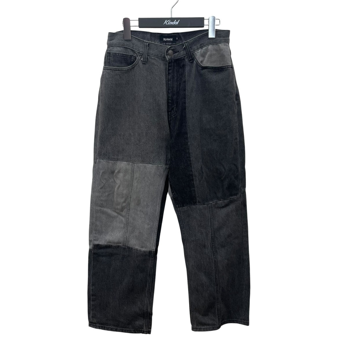 X-LARGE PATCHWORK DENIM PANTS 101223031009 古着・中古-1枚目のアイテム画像