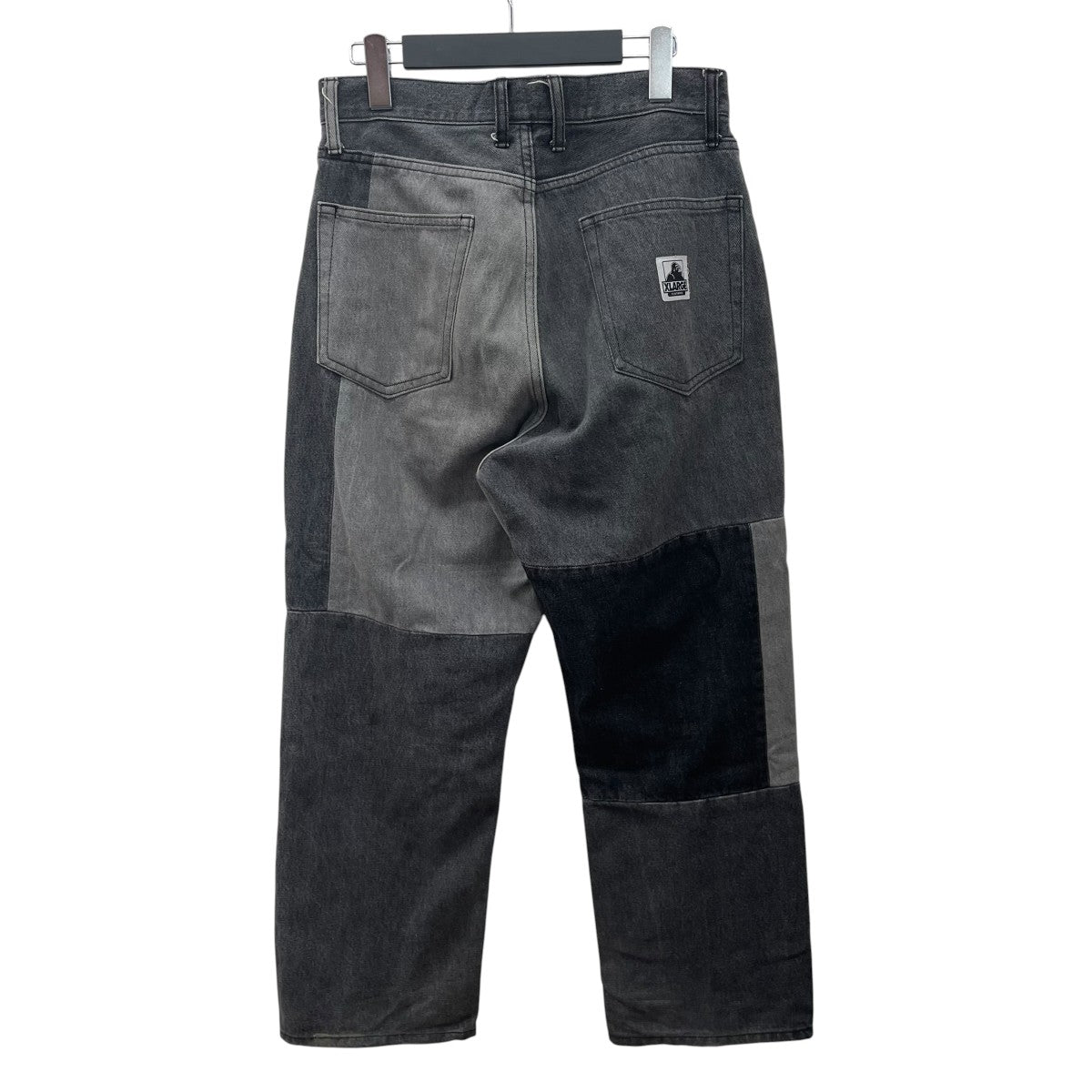 X-LARGE PATCHWORK DENIM PANTS 101223031009 古着・中古-2枚目のアイテム画像