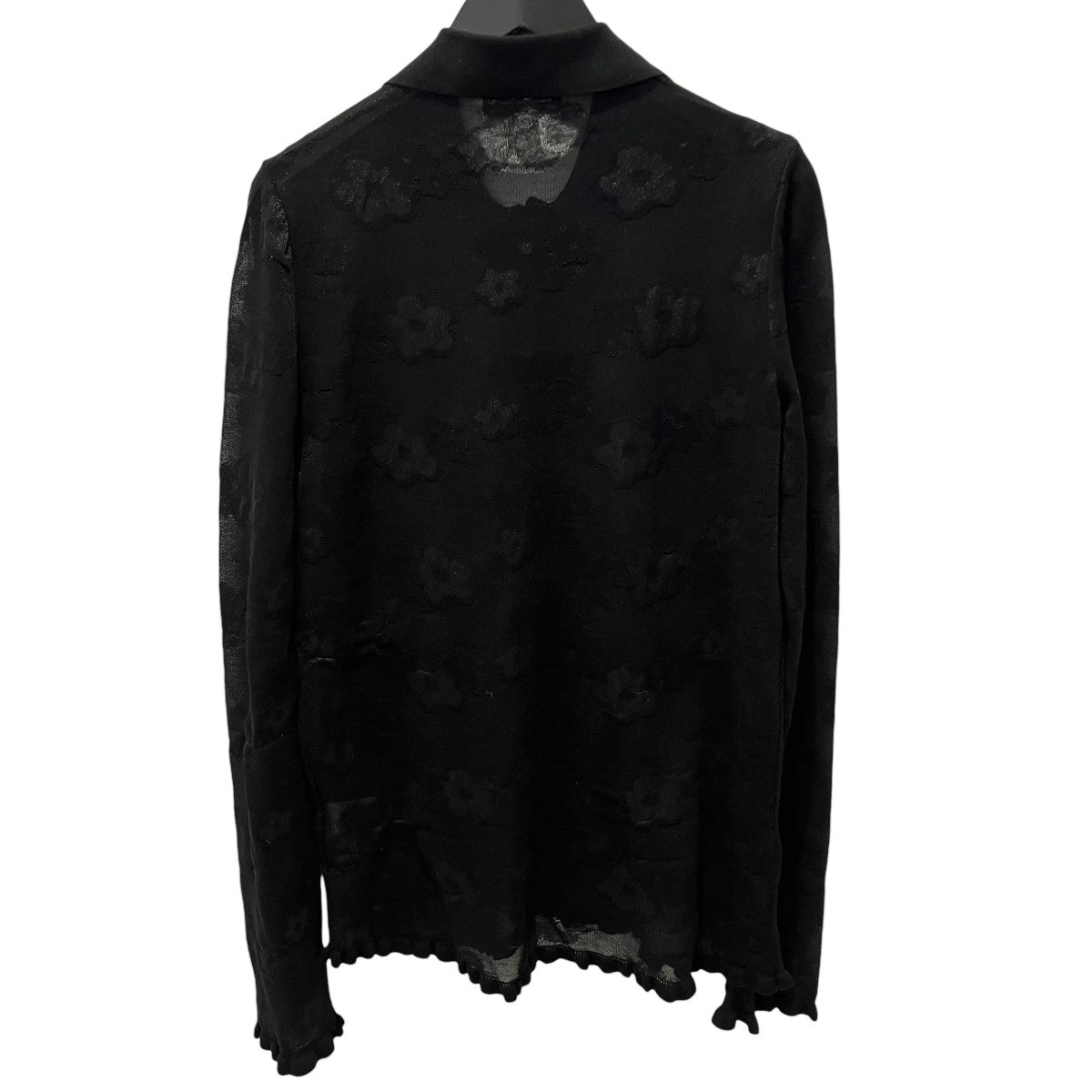 Cecilie Bahnsen 25SSPETRA CARDIGAN JAQUARD KNITニットカーディガンBLK-15090-A 古着・中古-2枚目のアイテム画像