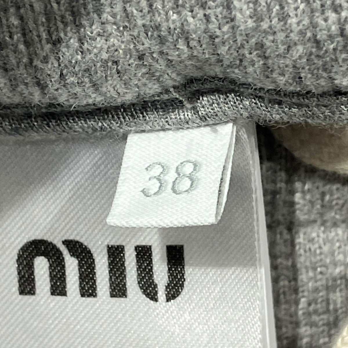 MIU MIU ロゴスウェットショートパンツショートパンツMJP309 古着・中古-5枚目のアイテム画像