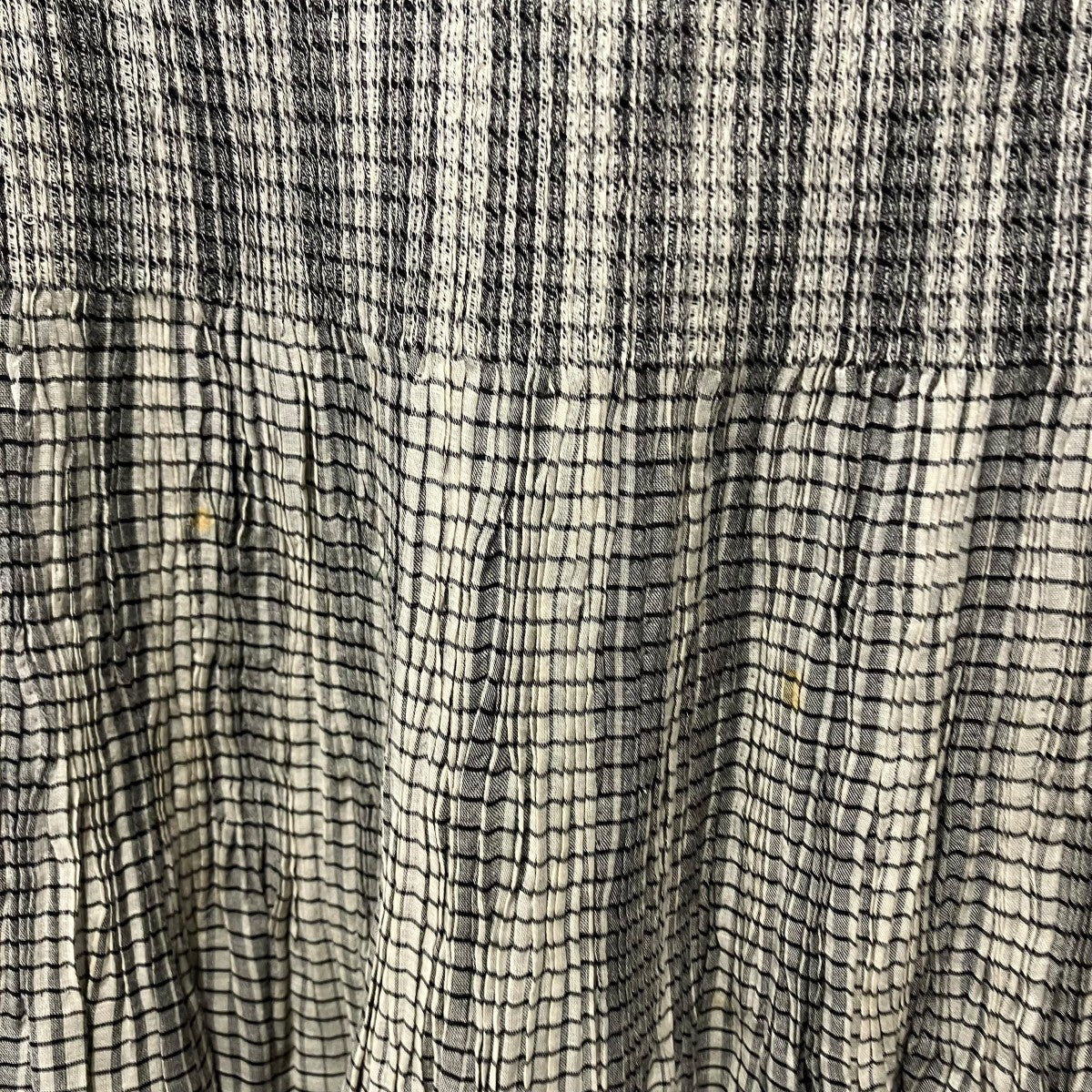 Haat ISSEY MIYAKE シルク混 リバーシブルチェックスカートスカートHA93FG500 古着・中古-6枚目のアイテム画像