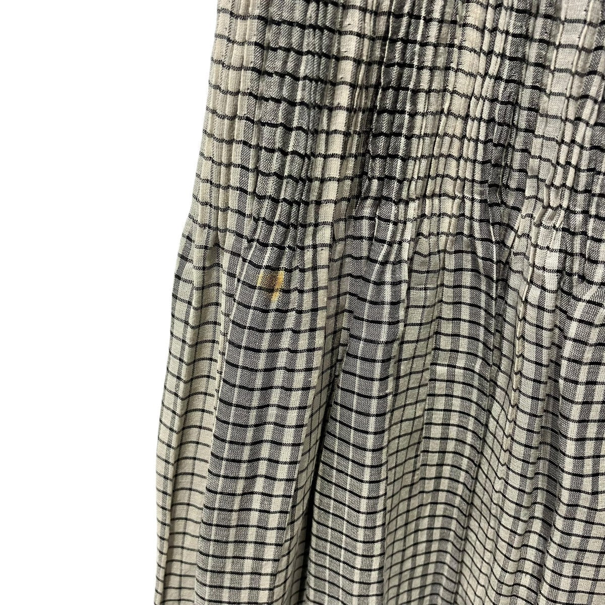 Haat ISSEY MIYAKE シルク混 リバーシブルチェックスカートスカートHA93FG500 古着・中古-7枚目のアイテム画像
