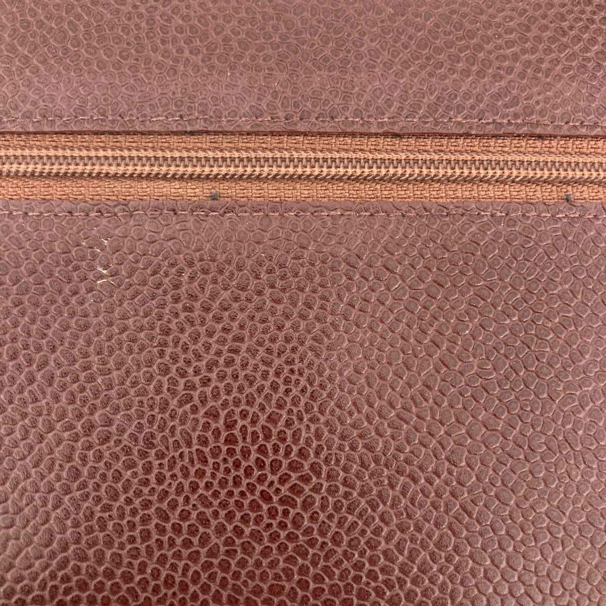 VINTAGE デカココマーク キャビアスキン財布