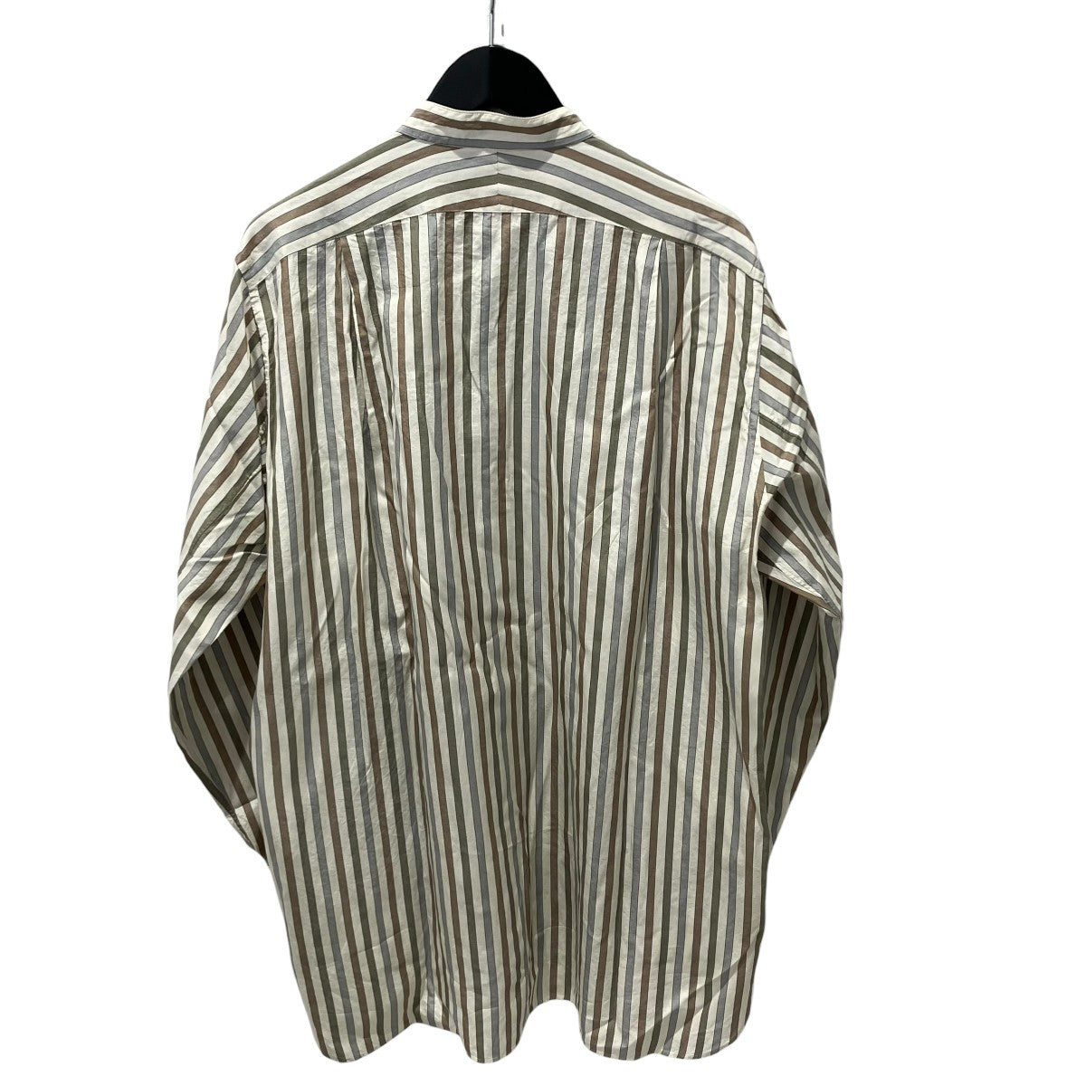 MAATEE＆SONS(マーティーアンドサンズ) 24SSSILK BAND COLLAR SHIRT