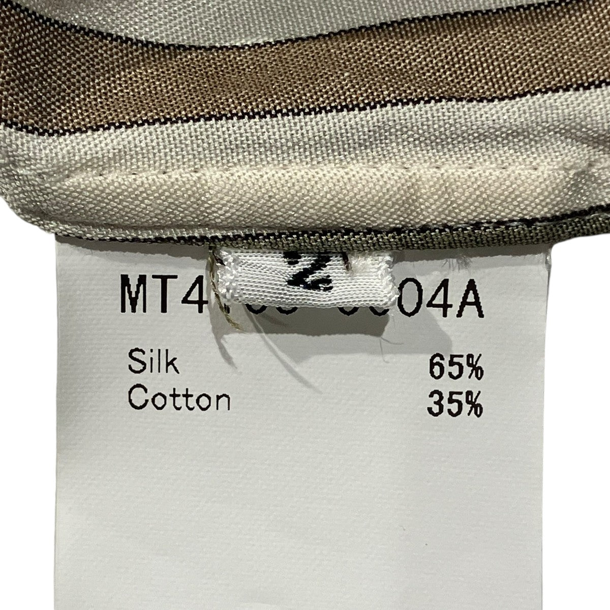 MAATEE＆SONS 24SSSILK BAND COLLAR SHIRTバンドカラーシャツMT4103-0604A 古着・中古-6枚目のアイテム画像