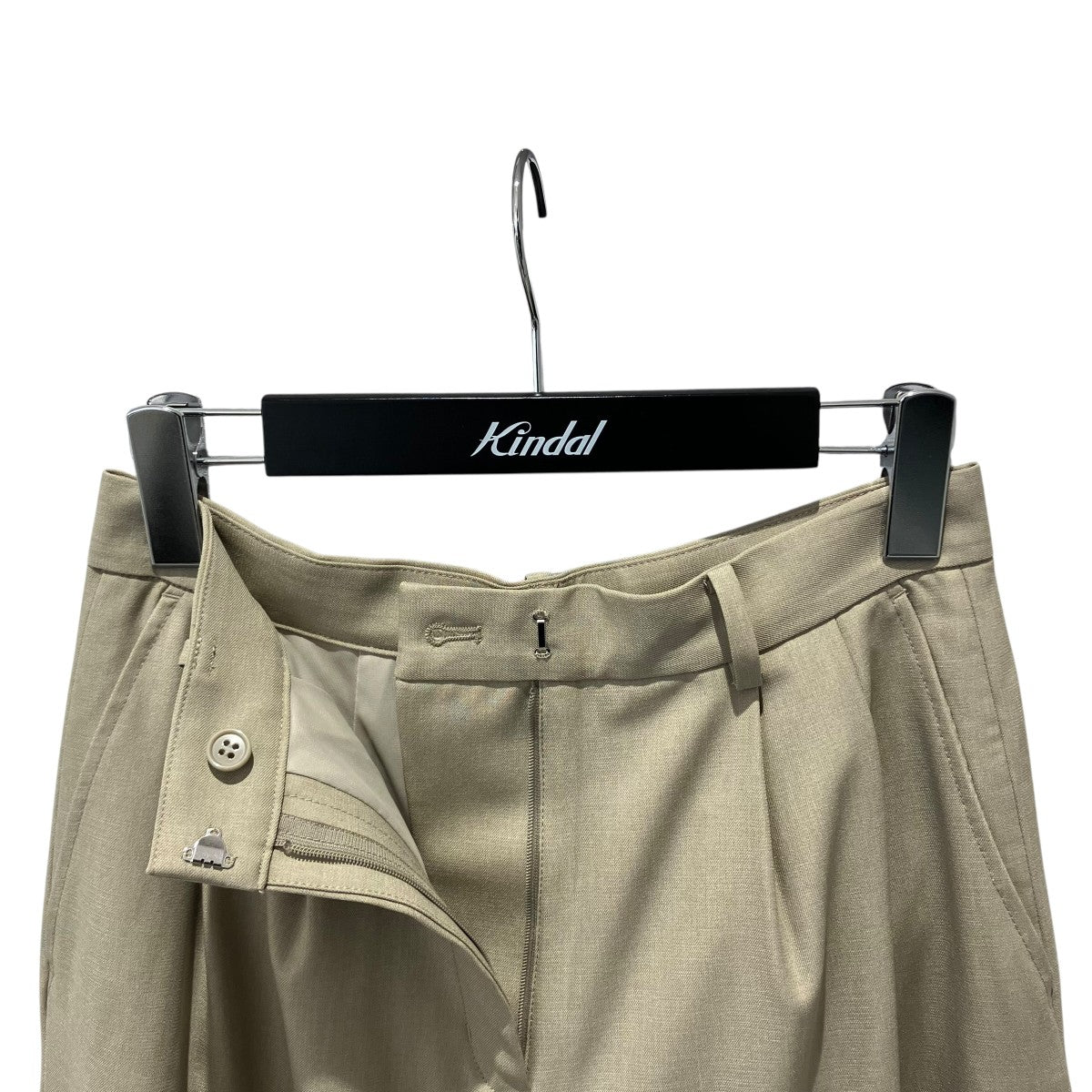 CLANE 26SSBASIC TUCK PANTSスラックスパンツ10110-7083 古着・中古-3枚目のアイテム画像