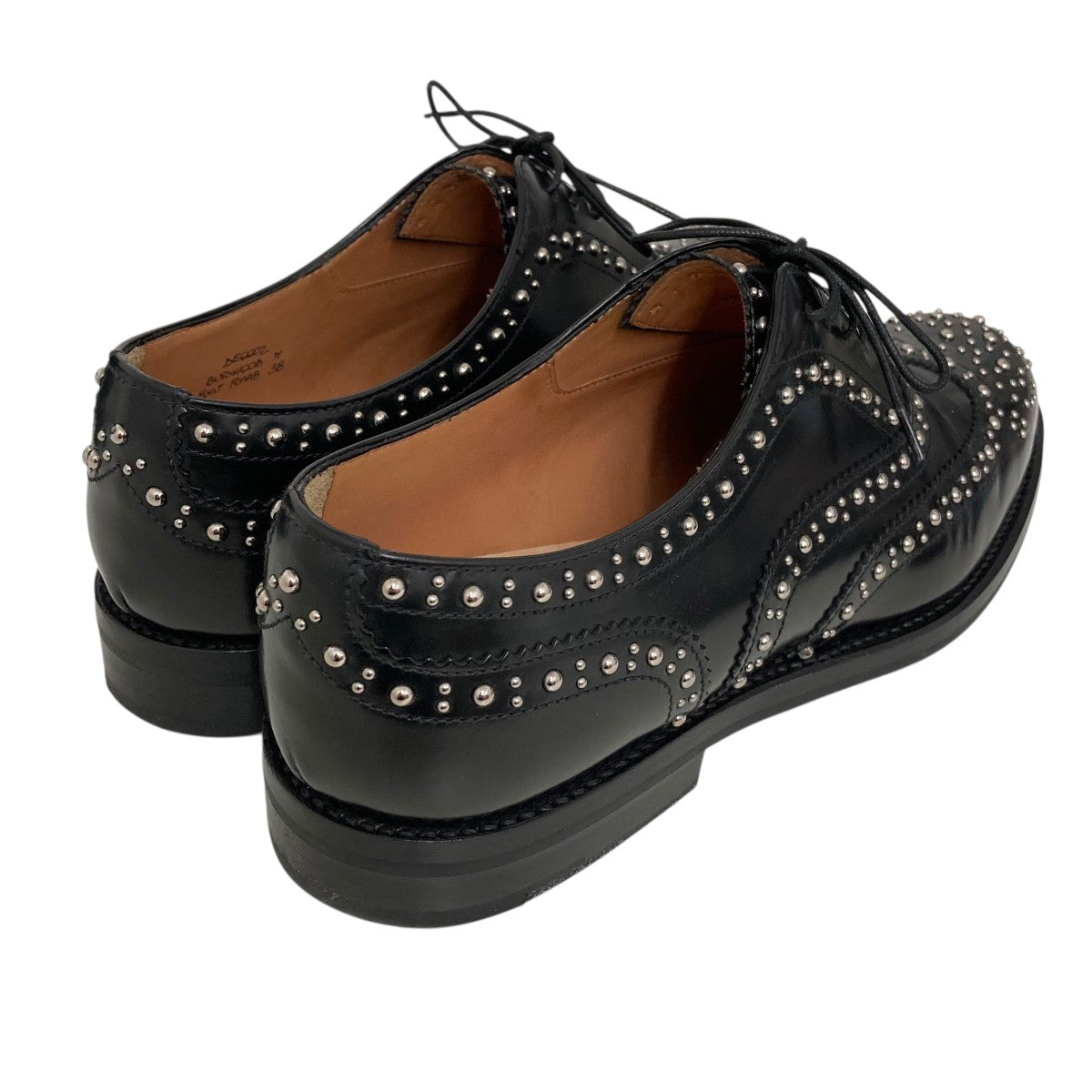 Church’s BURWOOD METウィングチップ スタッズレザーシューズ8746/01 古着・中古-2枚目のアイテム画像