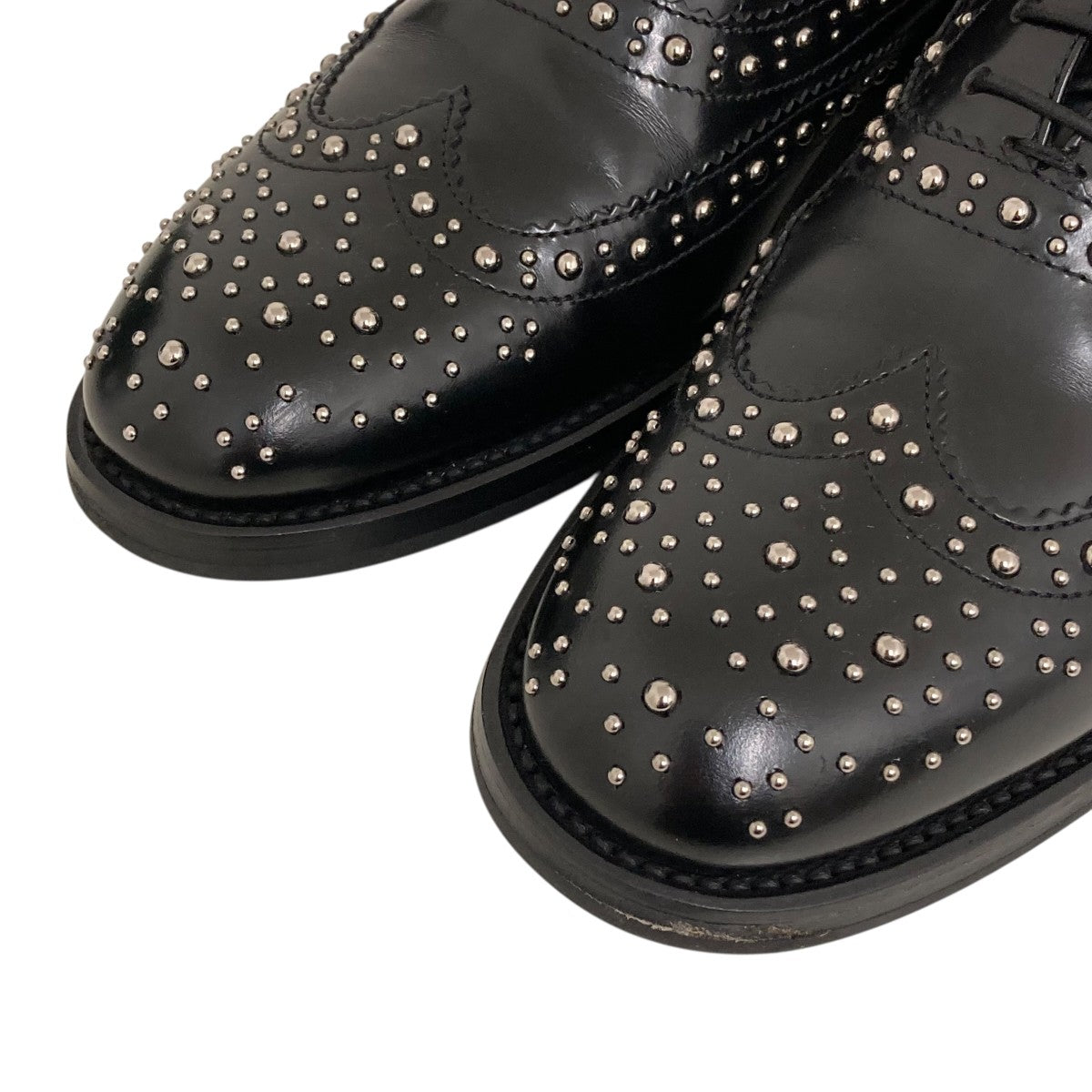 Church’s BURWOOD METウィングチップ スタッズレザーシューズ8746/01 古着・中古-4枚目のアイテム画像