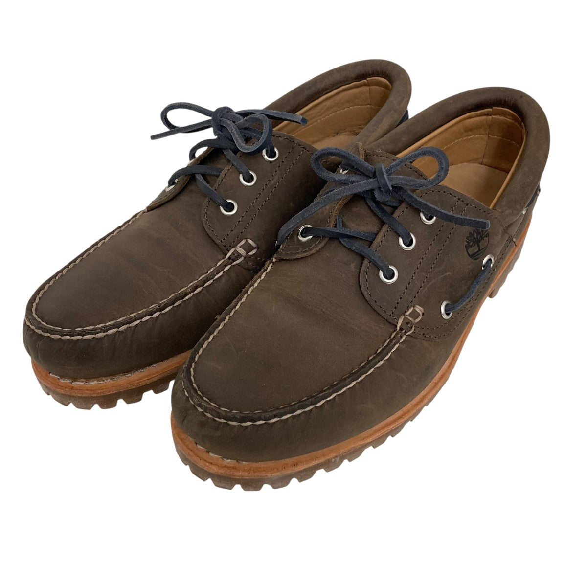 Timberland 3EYE CLASSIC LUG OLIVE FULL GRAINショートブーツA5S38 古着・中古-1枚目のアイテム画像