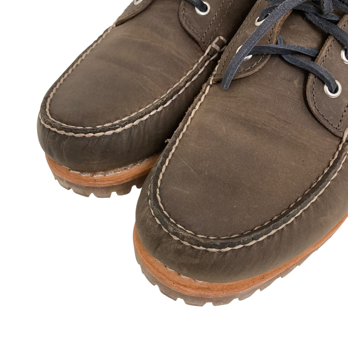 Timberland 3EYE CLASSIC LUG OLIVE FULL GRAINショートブーツA5S38 古着・中古-4枚目のアイテム画像