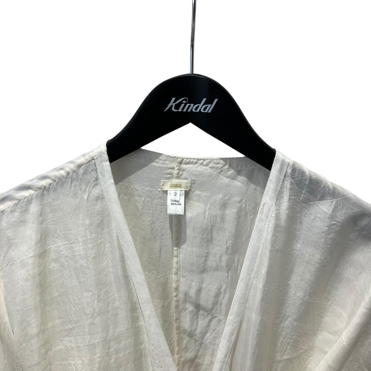 DOSA シルクワンピース長袖ワンピース 古着・中古-3枚目のアイテム画像