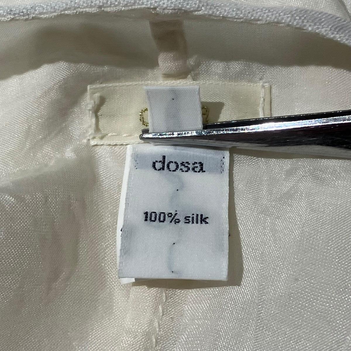 DOSA シルクワンピース長袖ワンピース 古着・中古-8枚目のアイテム画像