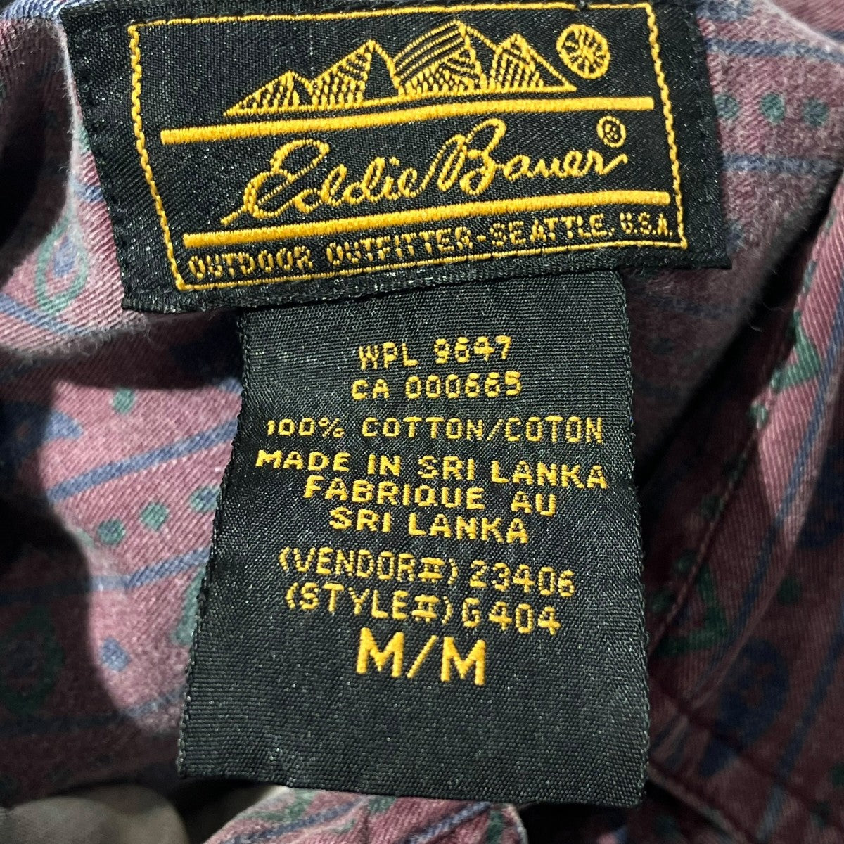 Eddie Bauer 〜90s長袖シャツ 古着・中古-6枚目のアイテム画像
