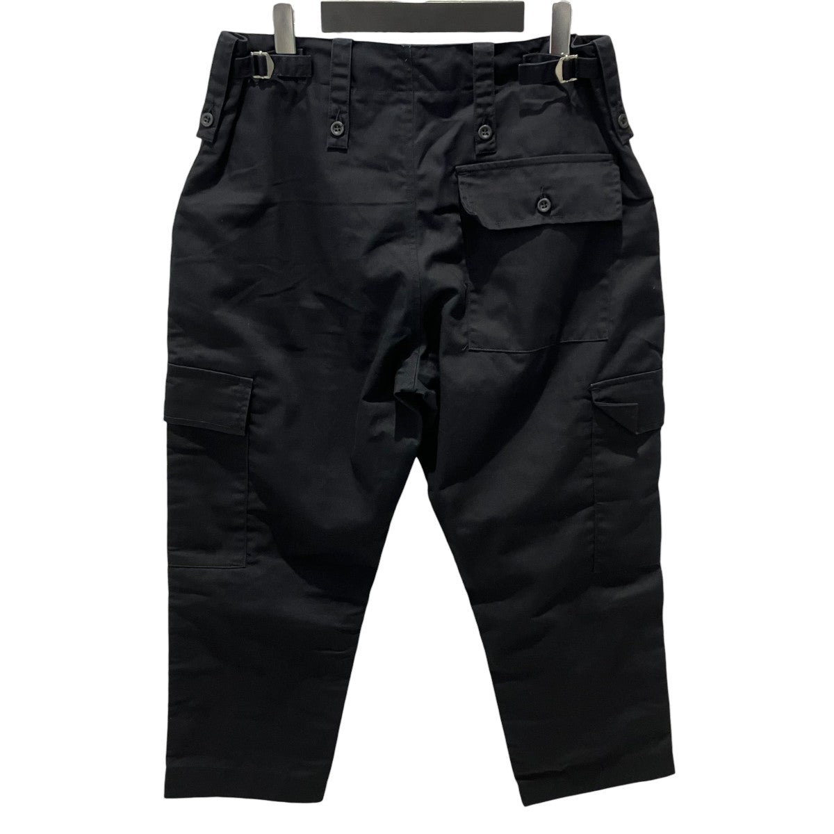イギリス軍 ライトウェイトブラックトラウザースカーゴパンツ8405-99-212-9208 古着・中古-2枚目のアイテム画像