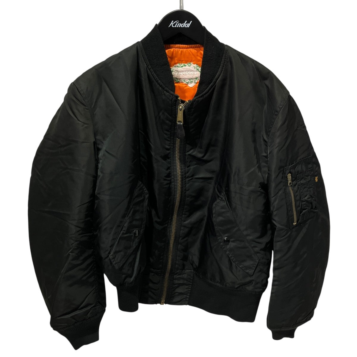 ジャケット・アウター TENBOX embroidery MA-1 Lsize TENBOX(テンボックス) USA製ALPHA embroidery MA-1MA-1ジャケット
