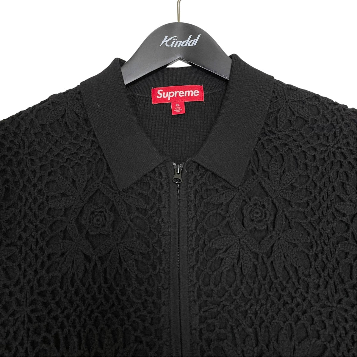 CROCHET ZIP UP CARDIGANカーディガン