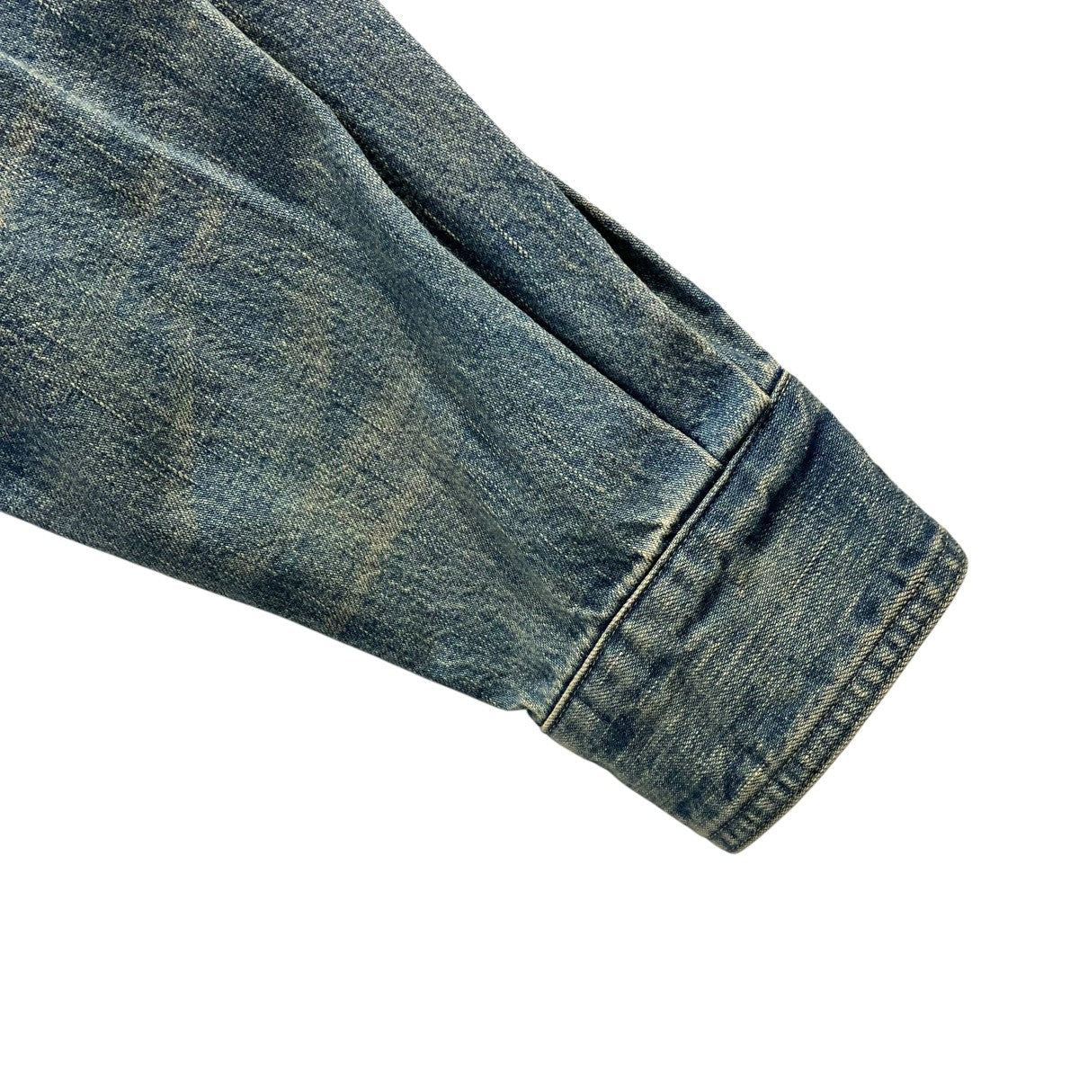 BOWWOW 25SSDENIM ZIP WORK SHIRT JACKETデニムジャケット 古着・中古-4枚目のアイテム画像