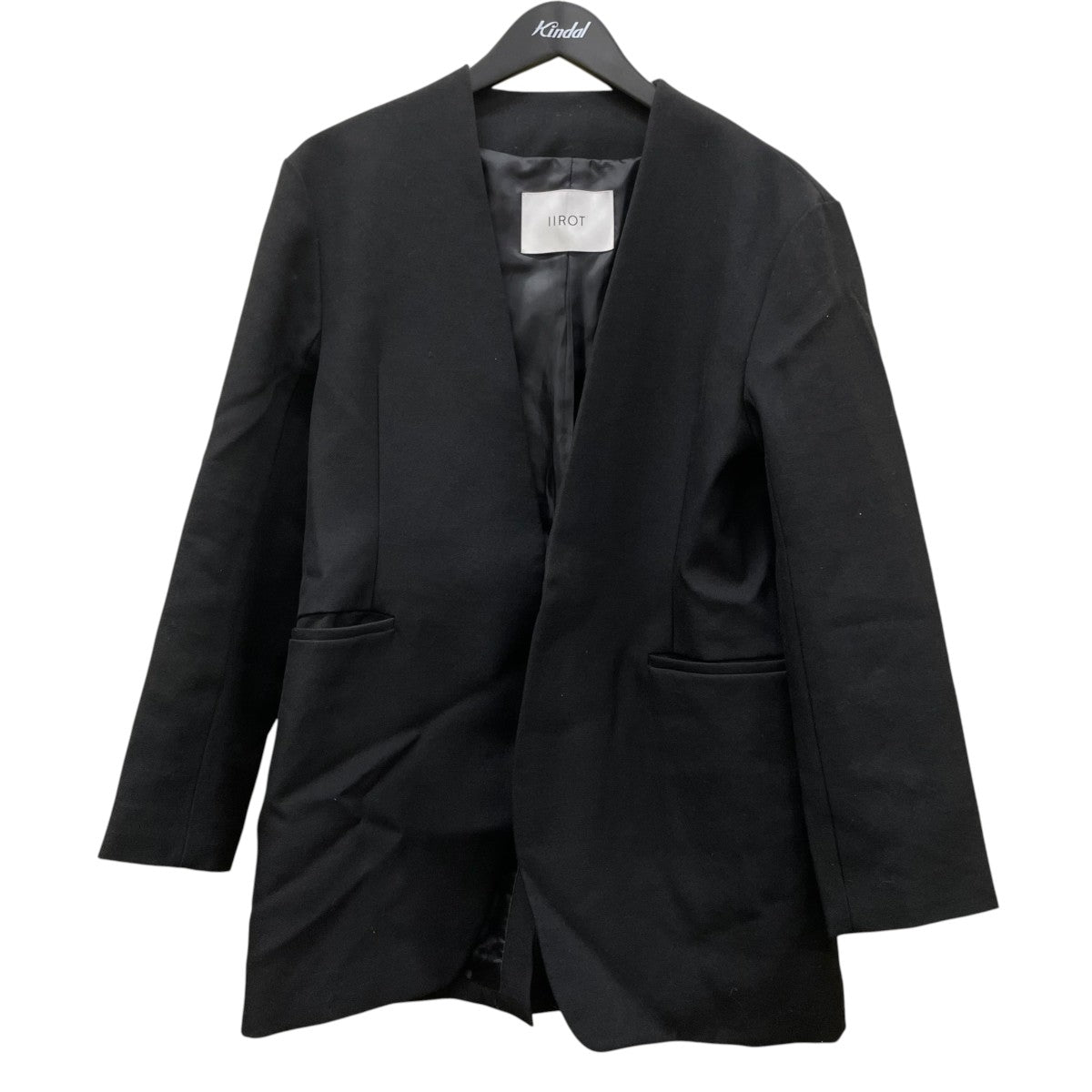 Super110’s Wool Collarless JKノーカラージャケット024-023-WJ30