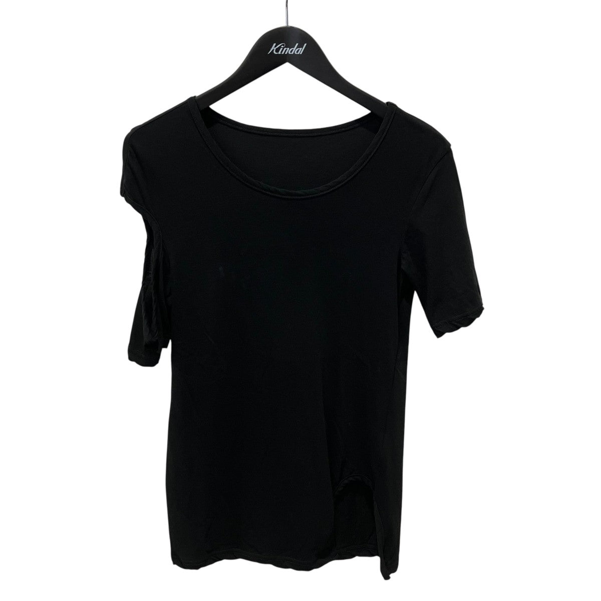 YOHJI YAMAMOTO 25SSTIGHTLY TWISTED JERSRY SHRT SLEEVE半袖カットソーFP-T88-094 古着・中古-1枚目のアイテム画像