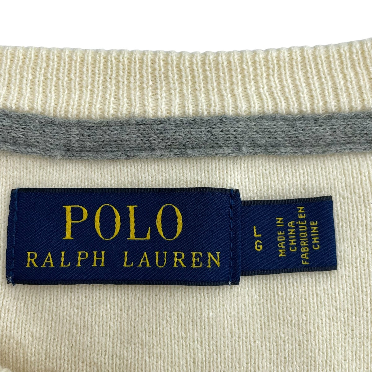 POLO RALPH LAUREN クルーネックニット 古着・中古-5枚目のアイテム画像
