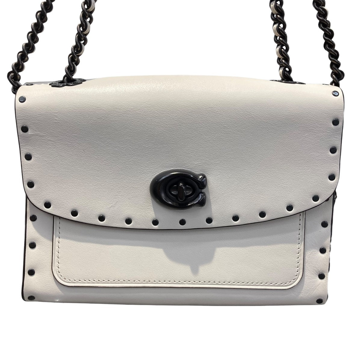 COACH ダブルチェーンショルダーバッグ 古着・中古-3枚目のアイテム画像