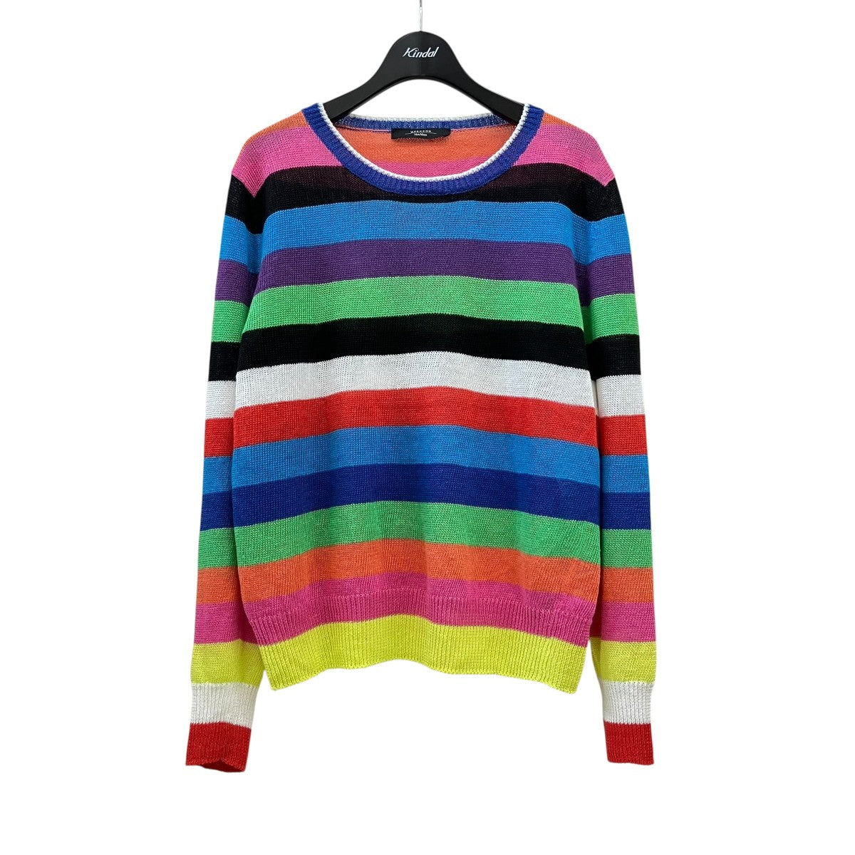Weekend Max Mara マルチボーダー リネンニットリネンニット53610711 古着・中古-1枚目のアイテム画像